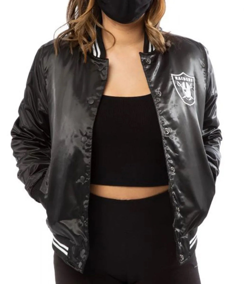 Women’s Raiders Las Vegas Satin Starter Jacket