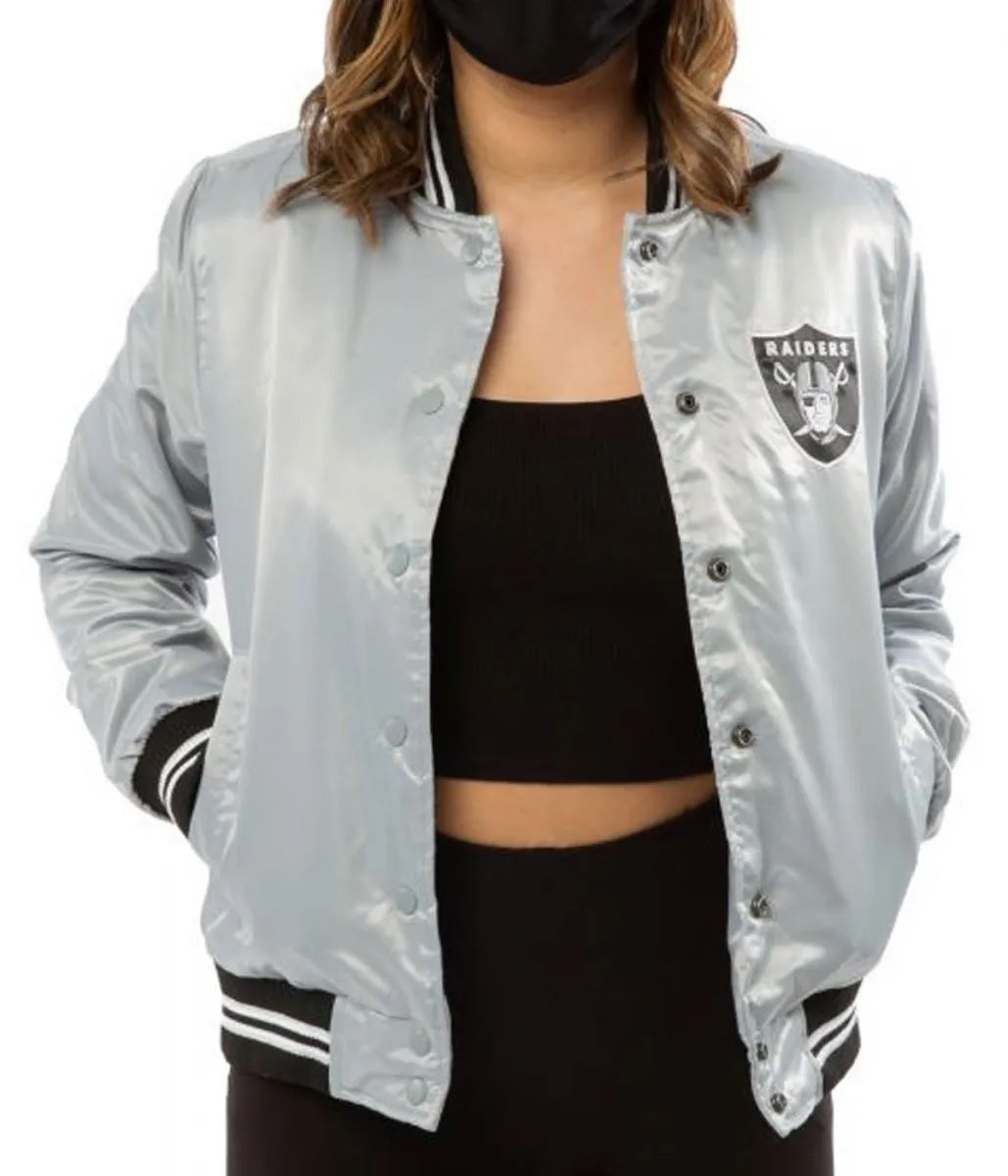 Women’s Raiders Las Vegas Satin Starter Jacket