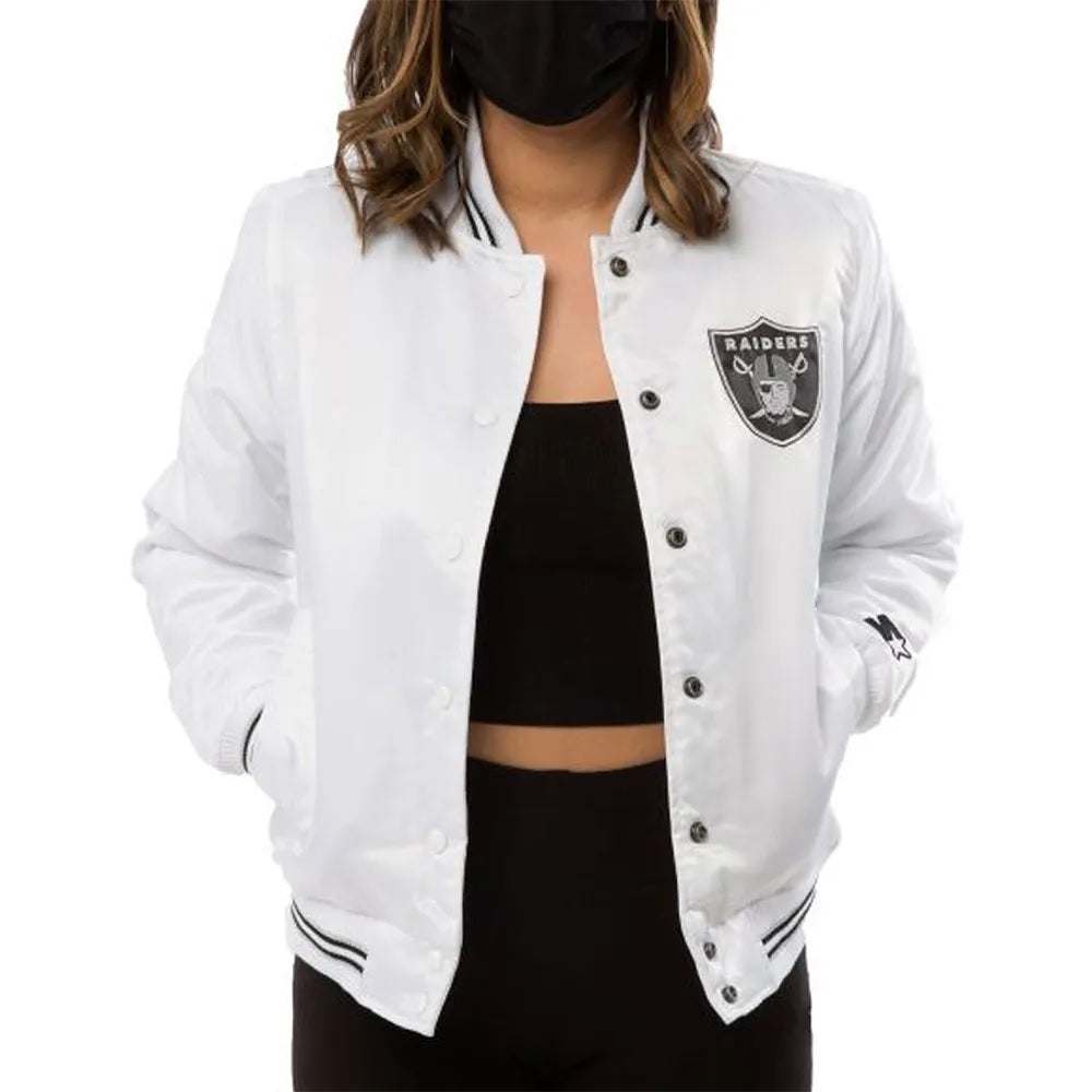 Women’s Raiders Las Vegas Satin Starter Jacket