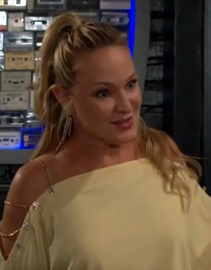 The Young and the Restless 2026 Sharon Newman Chain Shoulder Top