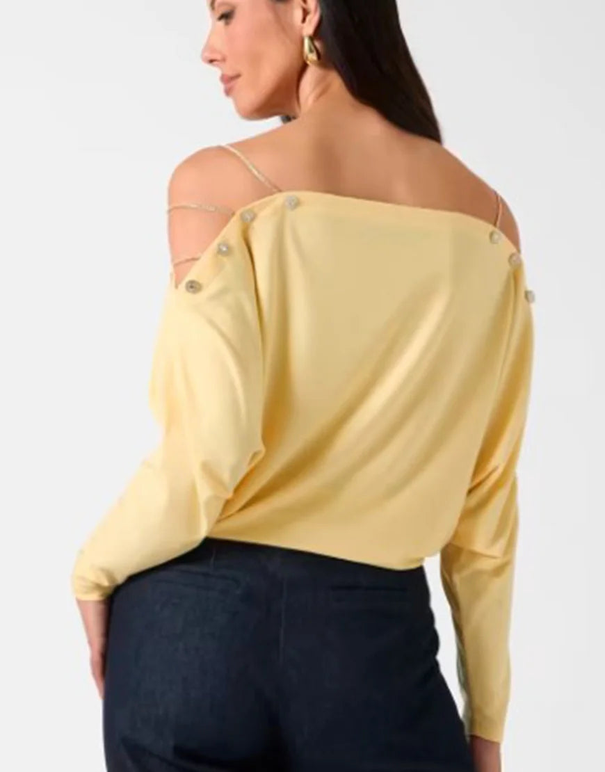 The Young and the Restless 2026 Sharon Newman Chain Shoulder Top