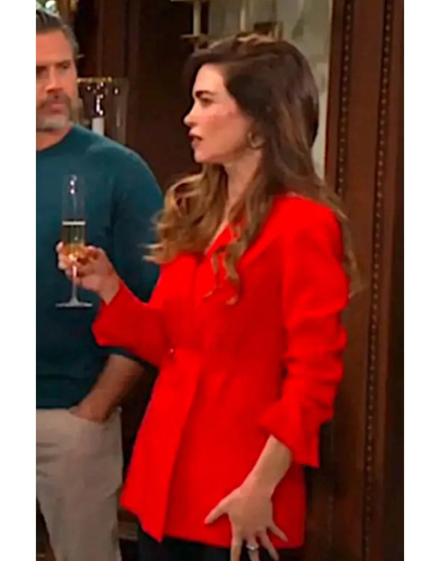 The Young and the Restless 2026 Victoria Newman Belted Blazer