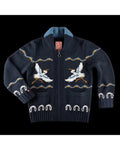 This Morning 2025 Ben Shephard Blue Crane Knitted Cardigan