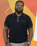 Today Show Malcolm Jamal Warner’s Black Polo Shirt