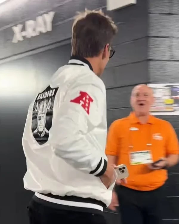 Tom Brady Raiders White Jacket