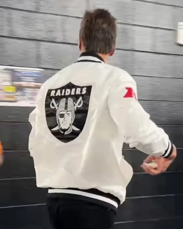 Tom Brady Raiders White Jacket