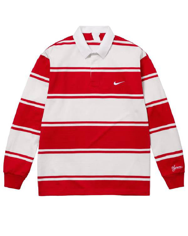 Travis Kelce Cincinnati vs Nebraska Game Striped Rugby Shirt