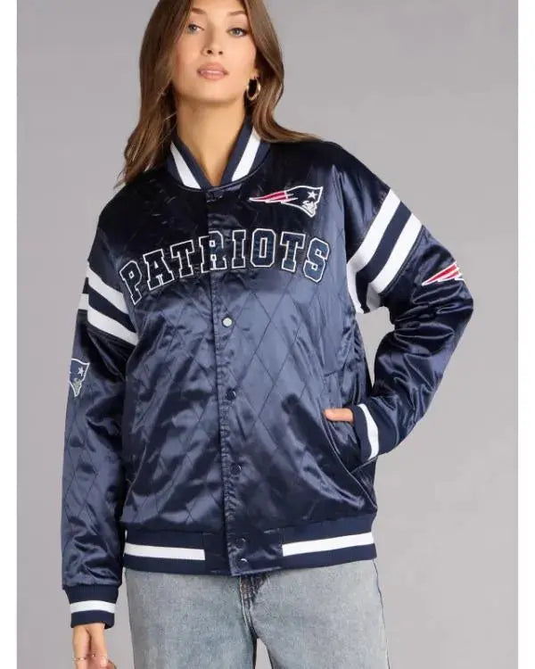 Ultra Game NFL New England Patriots Bomber Jacket