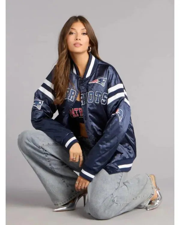 Ultra Game NFL New England Patriots Bomber Jacket
