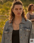 Under a Dark Sun S01 Ava Baya Blue Wash Denim Jacket