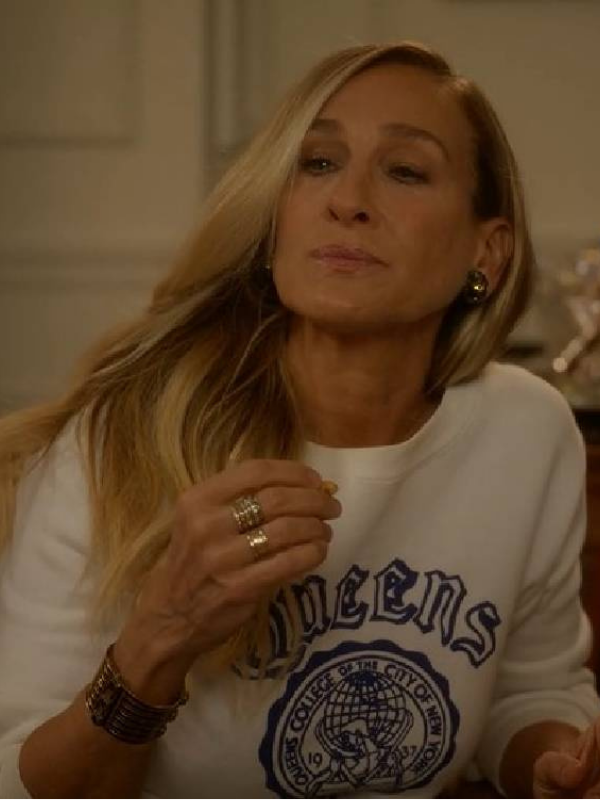 Sarah Jessica Parker Crewneck Queens College Sweatshirt