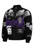 Women's WWE Authentic X Civil Regime Black Rhea Ripley Full-Snap Jacket