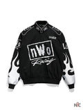 WCW New World Order Black Bomber Jacket