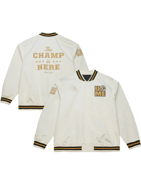 WWE John Cena Sublimated Satin Bomber Jacket