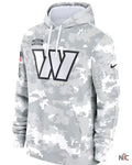 Washington Commanders Salute To Service Camo 2024 Hoodie