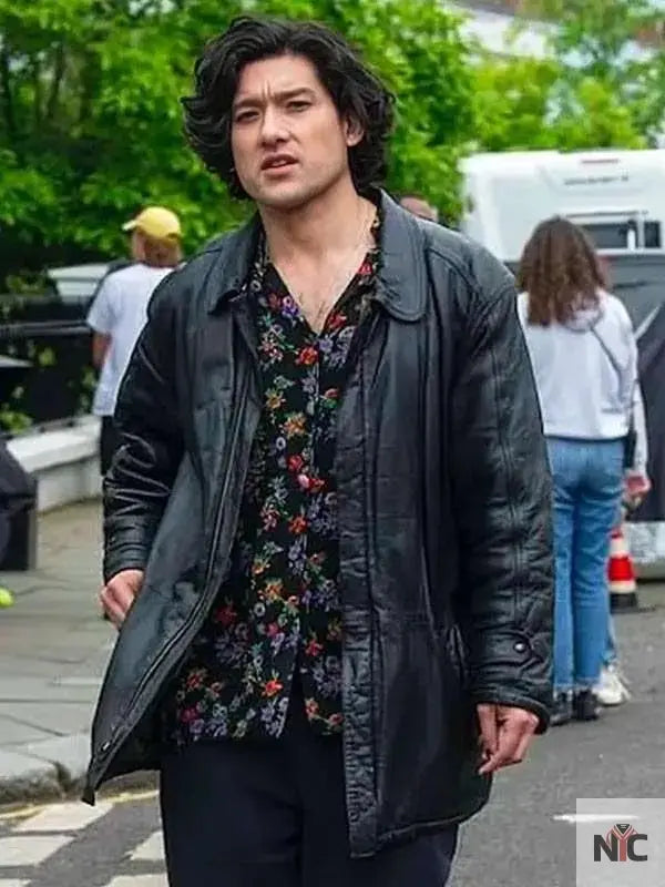Will Sharpe Too Much S01 Black Leather Jacket