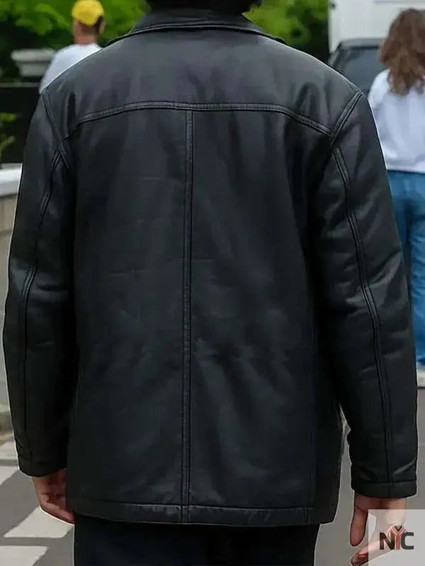 Will Sharpe Too Much S01 Black Leather Jacket