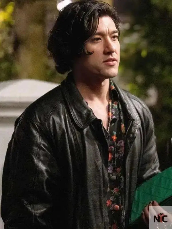 Will Sharpe Too Much S01 Black Leather Jacket