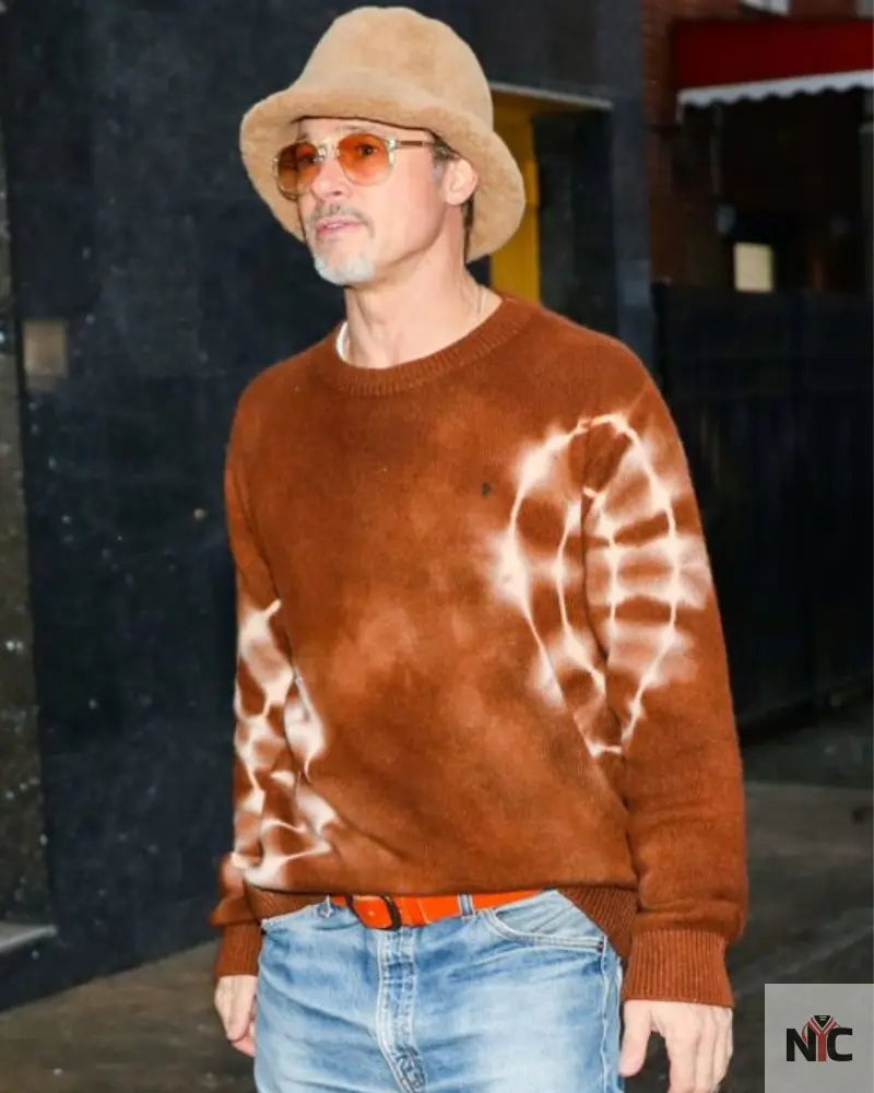 Primakind Wolfs 2024 Brad Pitt Sweater | Knit Fabric
