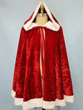 Women’s Red Velvet Cloak