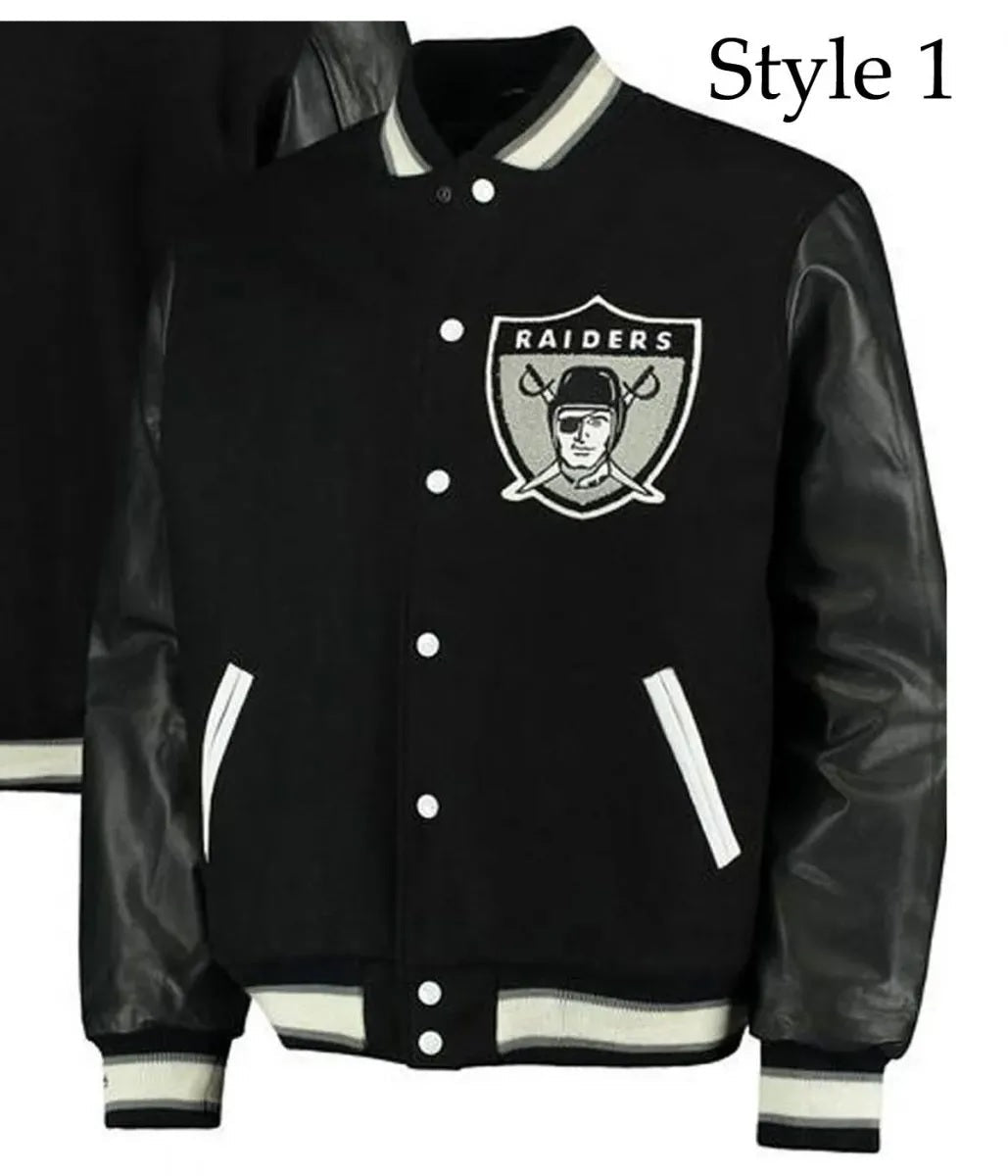 Raiders Varsity Letterman Jacket