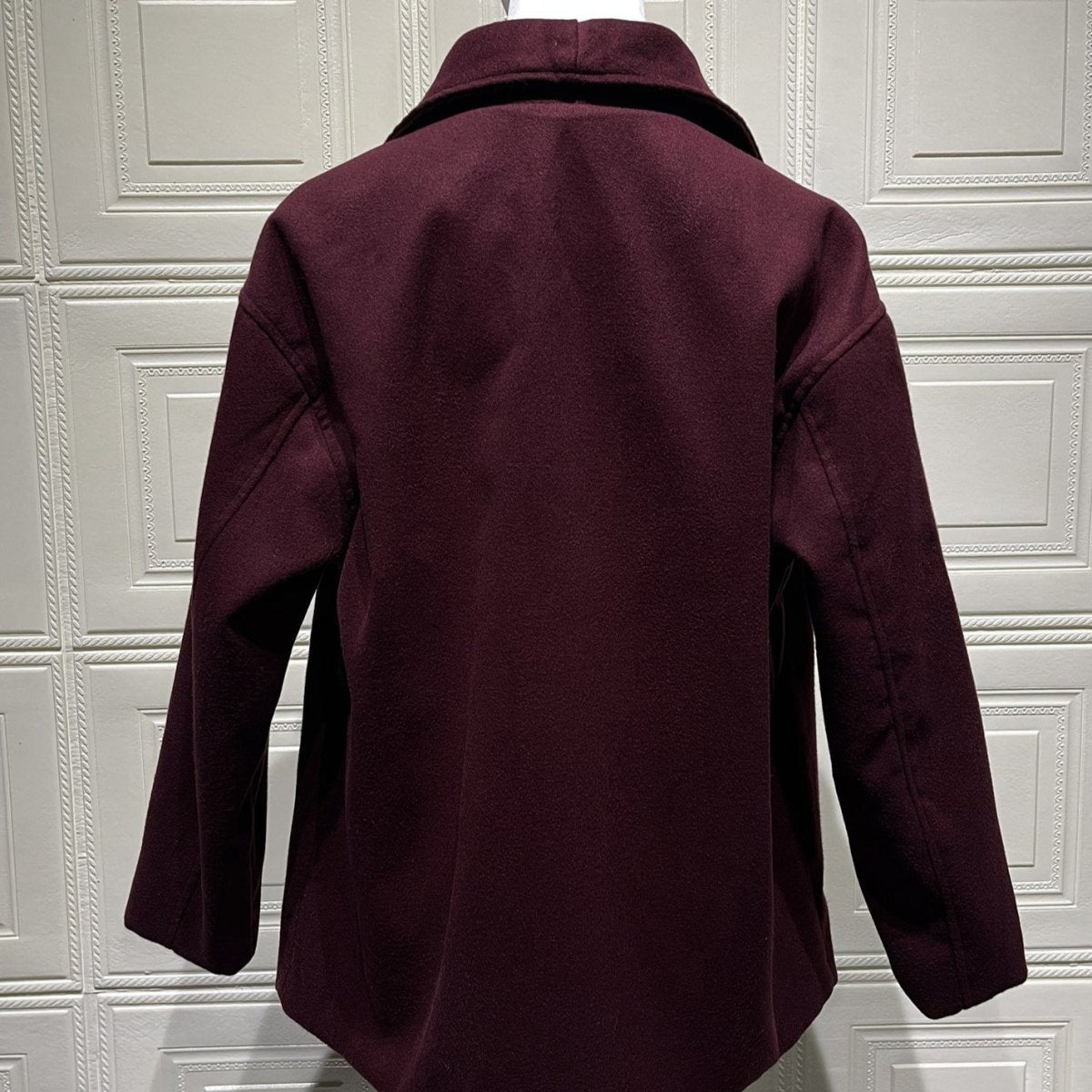 Primakind Belted Wrap Coat Double-Faced Wool Blend Jacket
