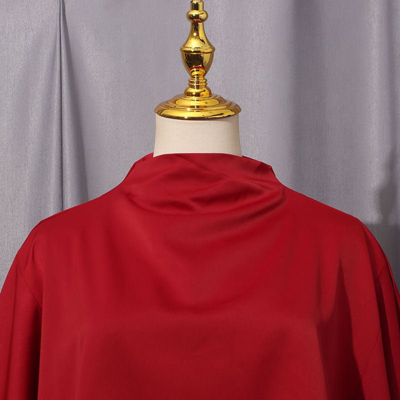 Primakind Cape Overlay Dress with Detachable Shawl