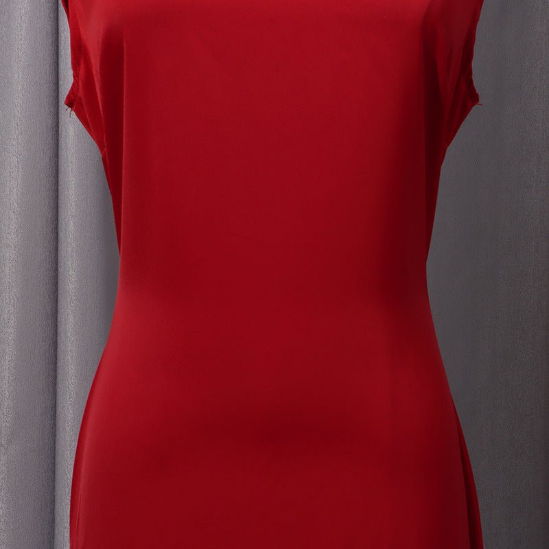 Primakind Cape Overlay Dress with Detachable Shawl