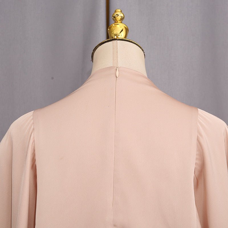 Primakind Champagne Satin Cape & Skirt Set