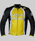Derek Luke aka Biker Yellow Motorcycle Jacket