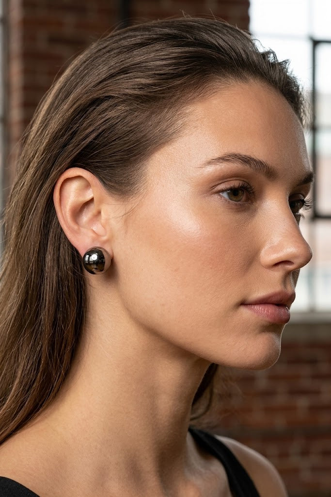 Primakind Women's Silver-Ton Ball Stud Earrings