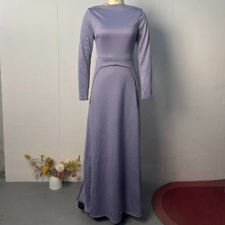 Primakind Elegant Long Sleeve Modest Gown