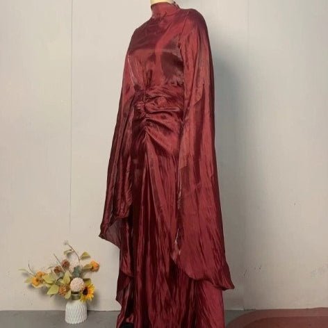 Primakind Fitted Waist Maxi Dress