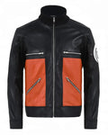 Men’s Naruto Shippuden Black and Orange Jacket