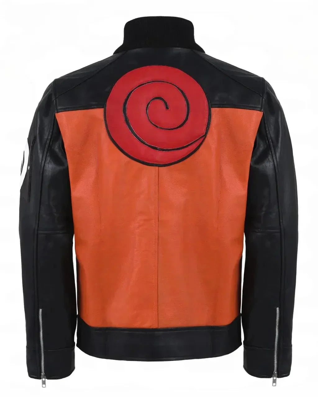 Men’s Naruto Shippuden Black and Orange Jacket