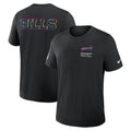 Buffalo Bills Nike Black 2025 NFL Crucial Catch Tri-Blend Dri-FIT T-Shirt