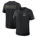 Green Bay Packers Nike Black 2025 NFL Crucial Catch Tri-Blend Dri-FIT T-Shirt
