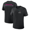 Houston Texans Nike Black 2025 NFL Crucial Catch Tri-Blend Dri-FIT T-Shirt