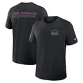 Los Angeles Chargers Nike Black 2025 NFL Crucial Catch Tri-Blend Dri-FIT T-Shirt