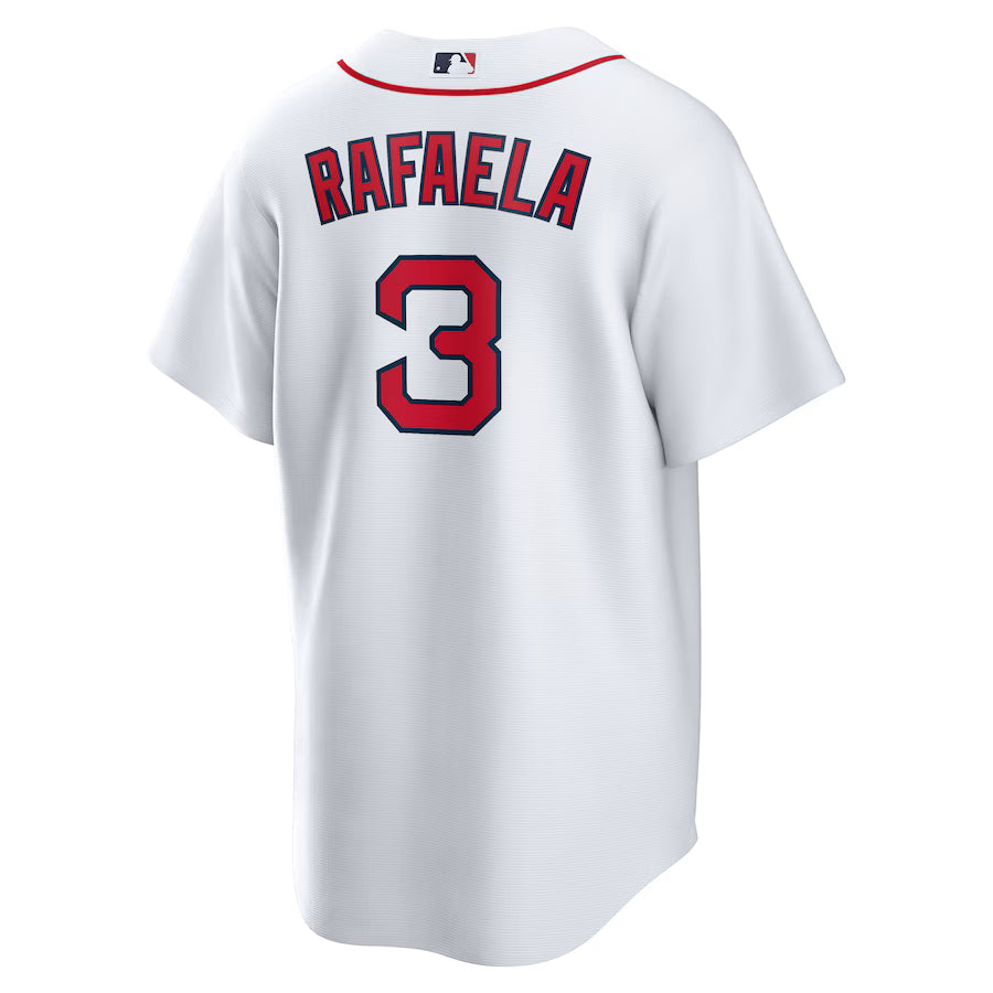 Men's Boston Red Sox Ceddanne Rafaela Nike White Home Replica Jersey