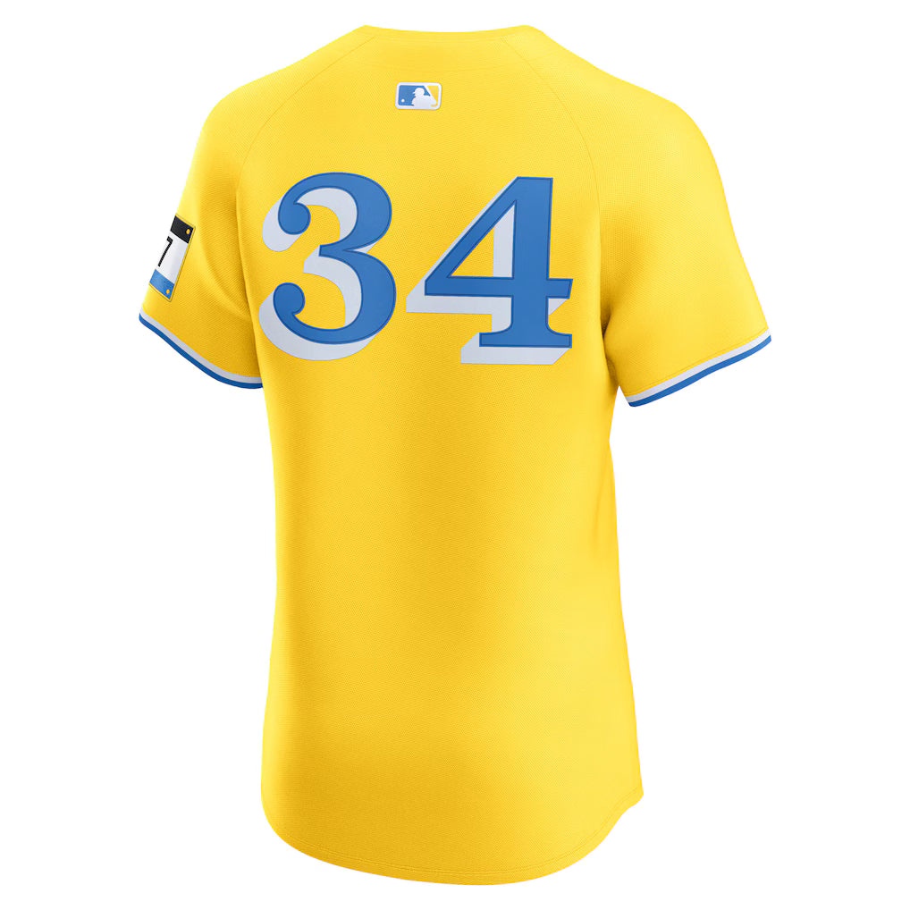 Men's Boston Red Sox David Ortiz Nike Gold City Connect Elite Jersey