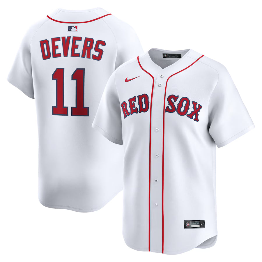 Men's Boston Red Sox Trevor Story Nike White Home Replica Jersey