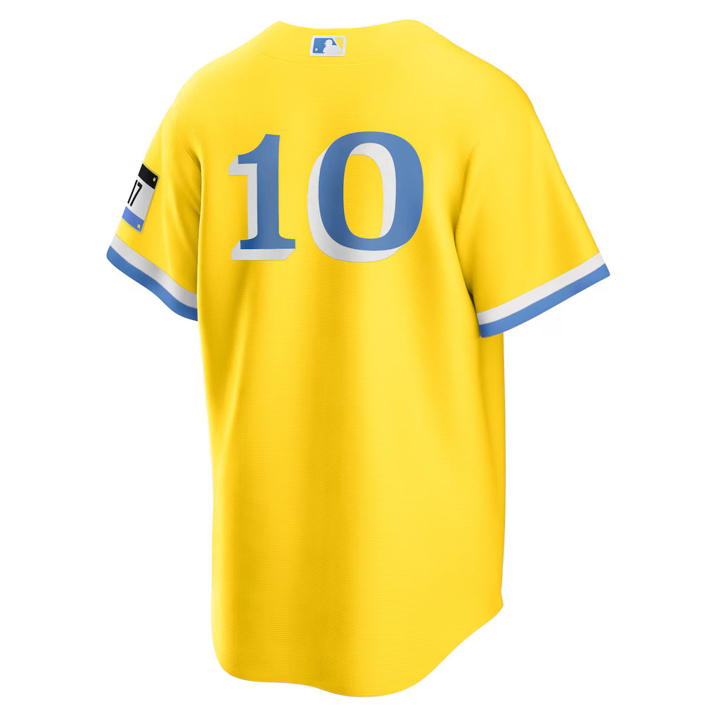 Men's Boston Red Sox Trevor Story Nike Gold City Connect Replica Player Jersey