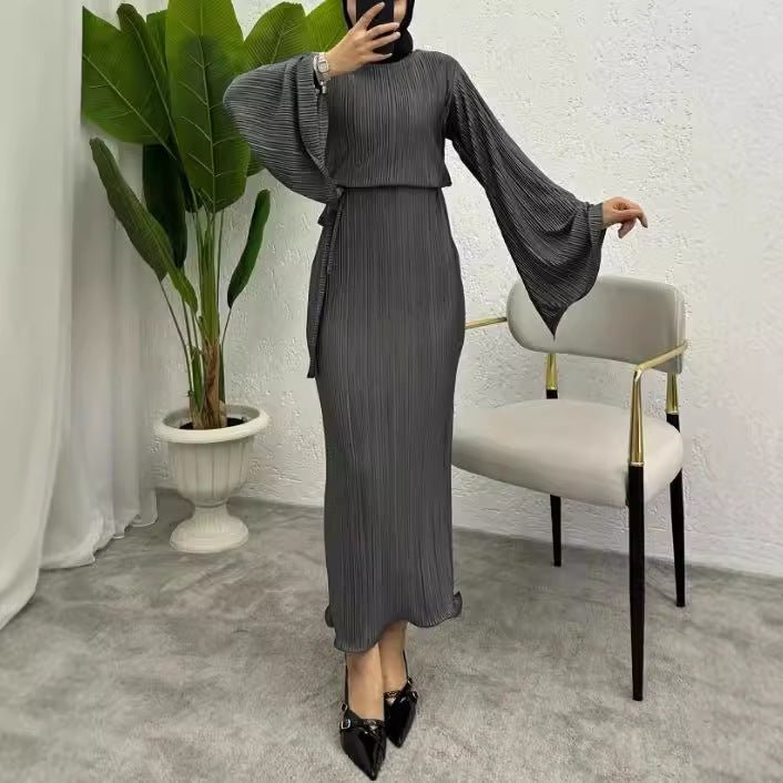 Primakind Pleated Maxi Dress