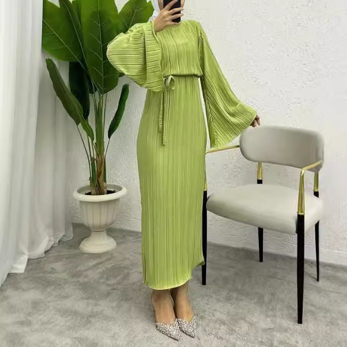 Primakind Pleated Maxi Dress