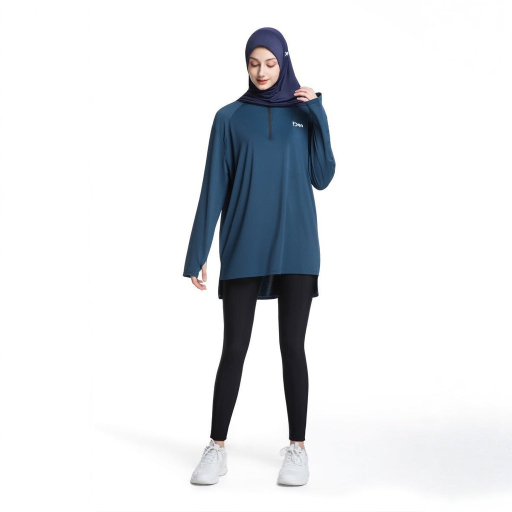 Primakind Quick Dry Activewear with Thumb Holes Sports Top