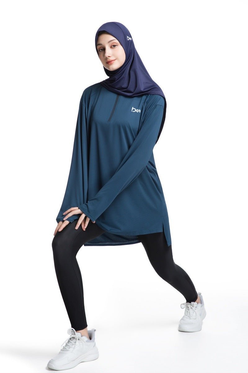 Primakind Quick Dry Activewear with Thumb Holes Sports Top