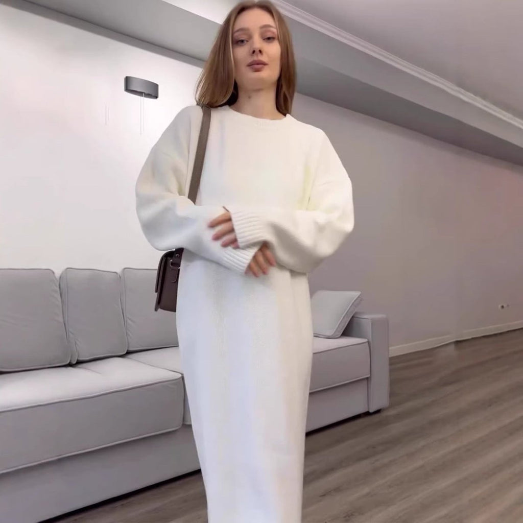 PrimaKind Ribbed Knit Maxi Dress