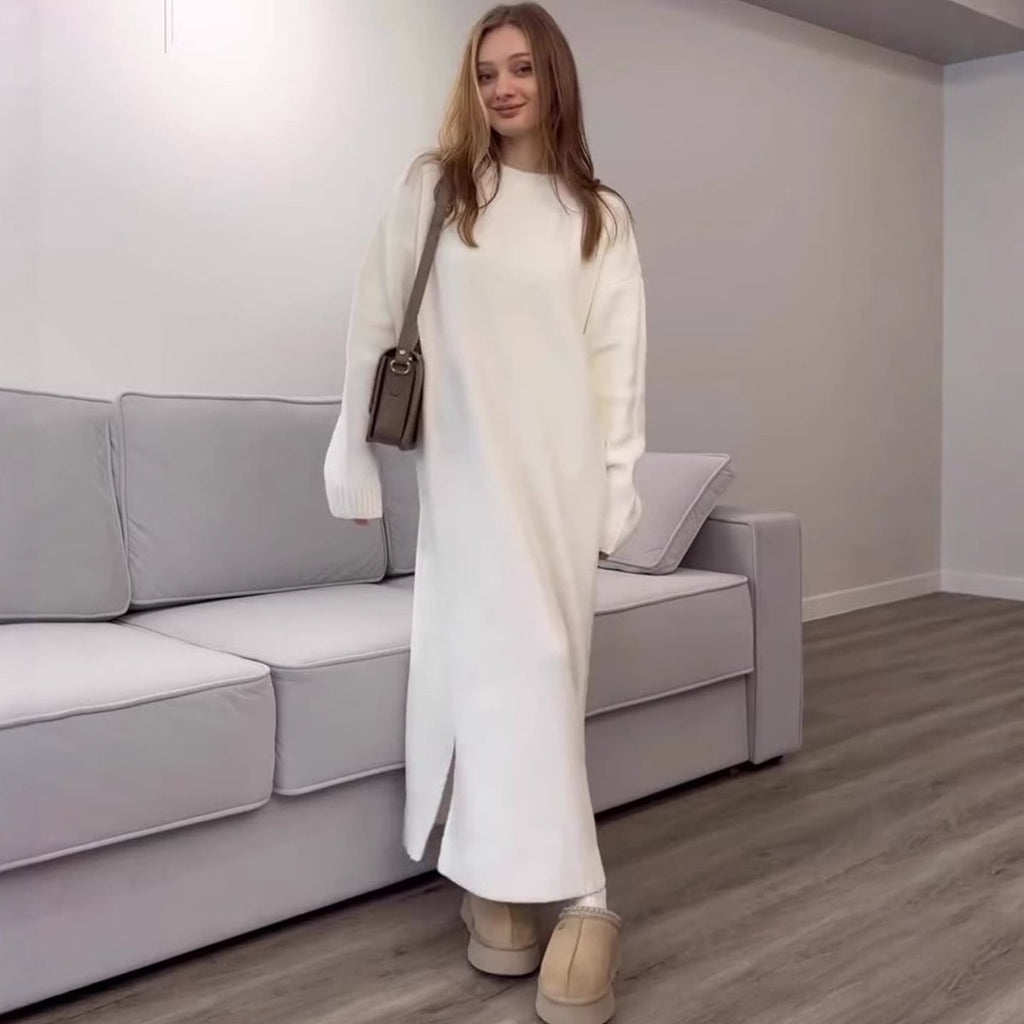 PrimaKind Ribbed Knit Maxi Dress