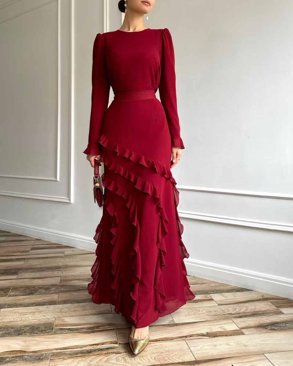 Primakind Tiered Evening Dress